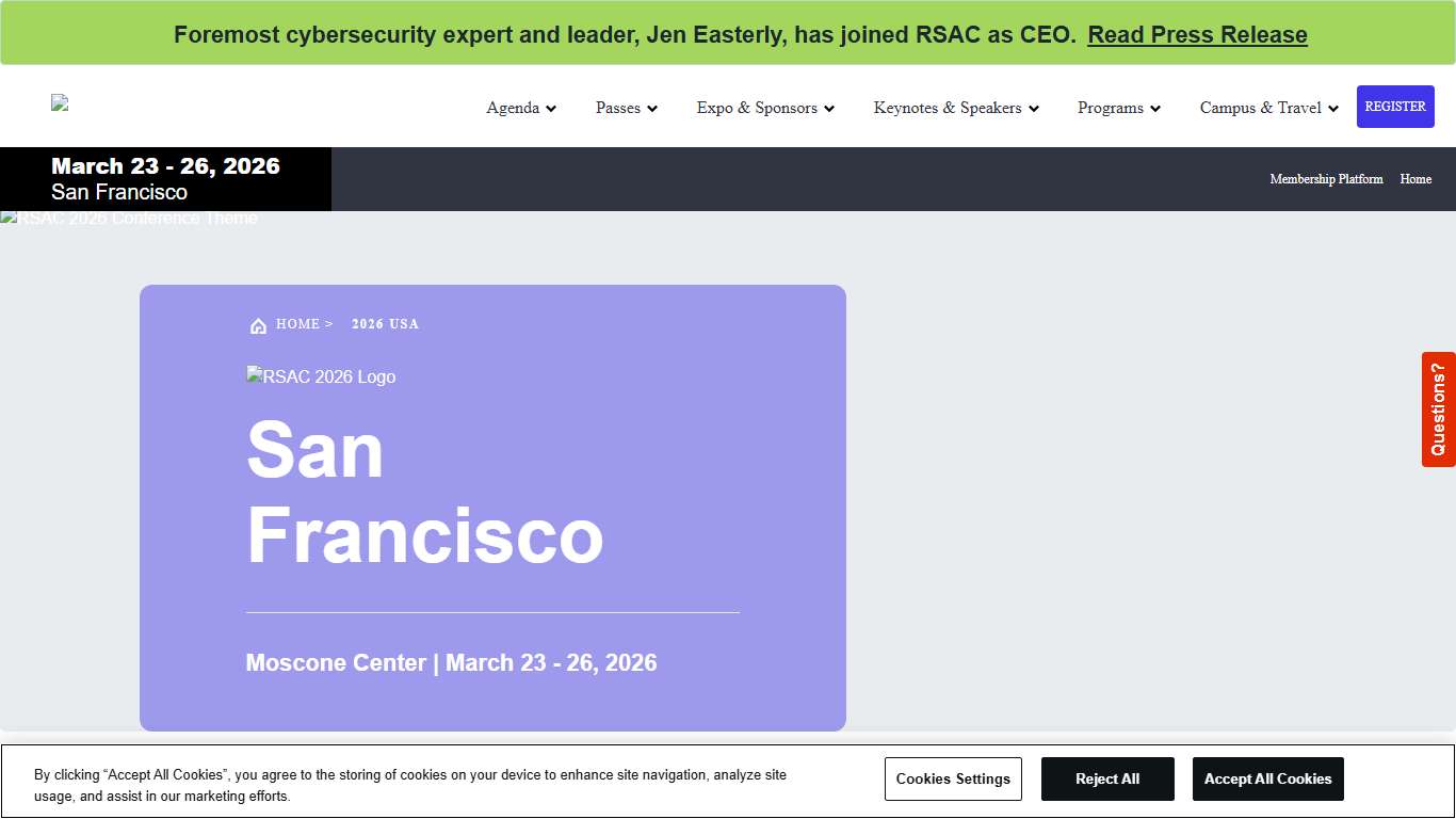RSAC 2026 Conference RSAC Conference